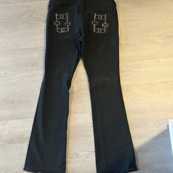 Womens Black bebe Jeans Size 31 - Picture 2 of 3